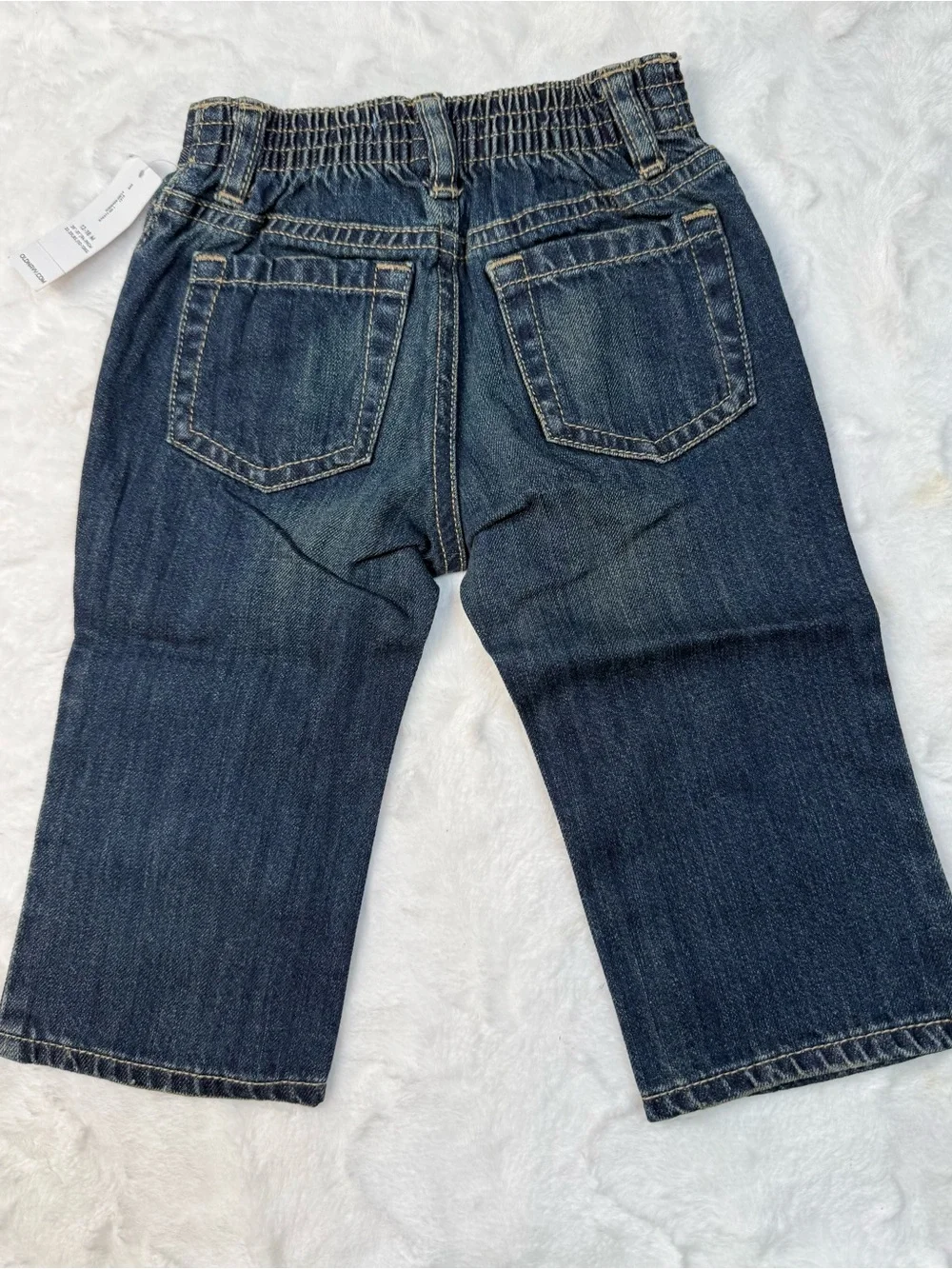 Old Navy Kids Dark Blue Denim Jeans - Straight Leg